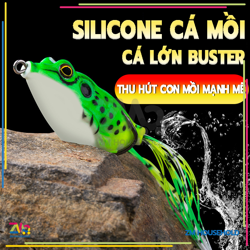 mồi giả Mồi Câu Cá,Mồi Câu Cá Nhân Tạo Hình Con Ếch-Mềm Mại,4CM/5CM/5.5CM Mồi giả câu cá lóc máy câu cá