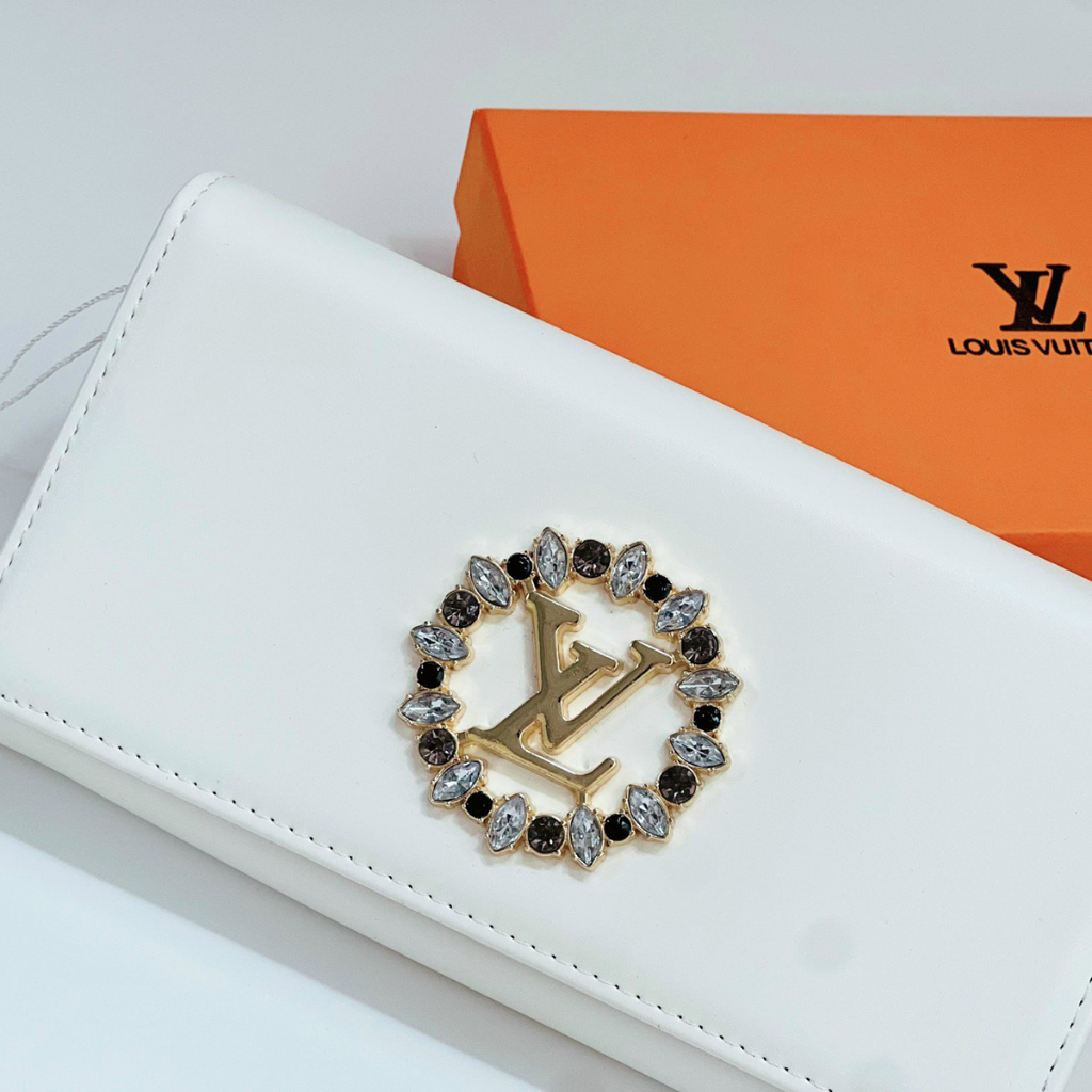Clutch LV Cầm Tay Có Dây Đeo Chéo Tháo Rời Nhiều Màu Size 20 và 25 Fullbox SNT130052