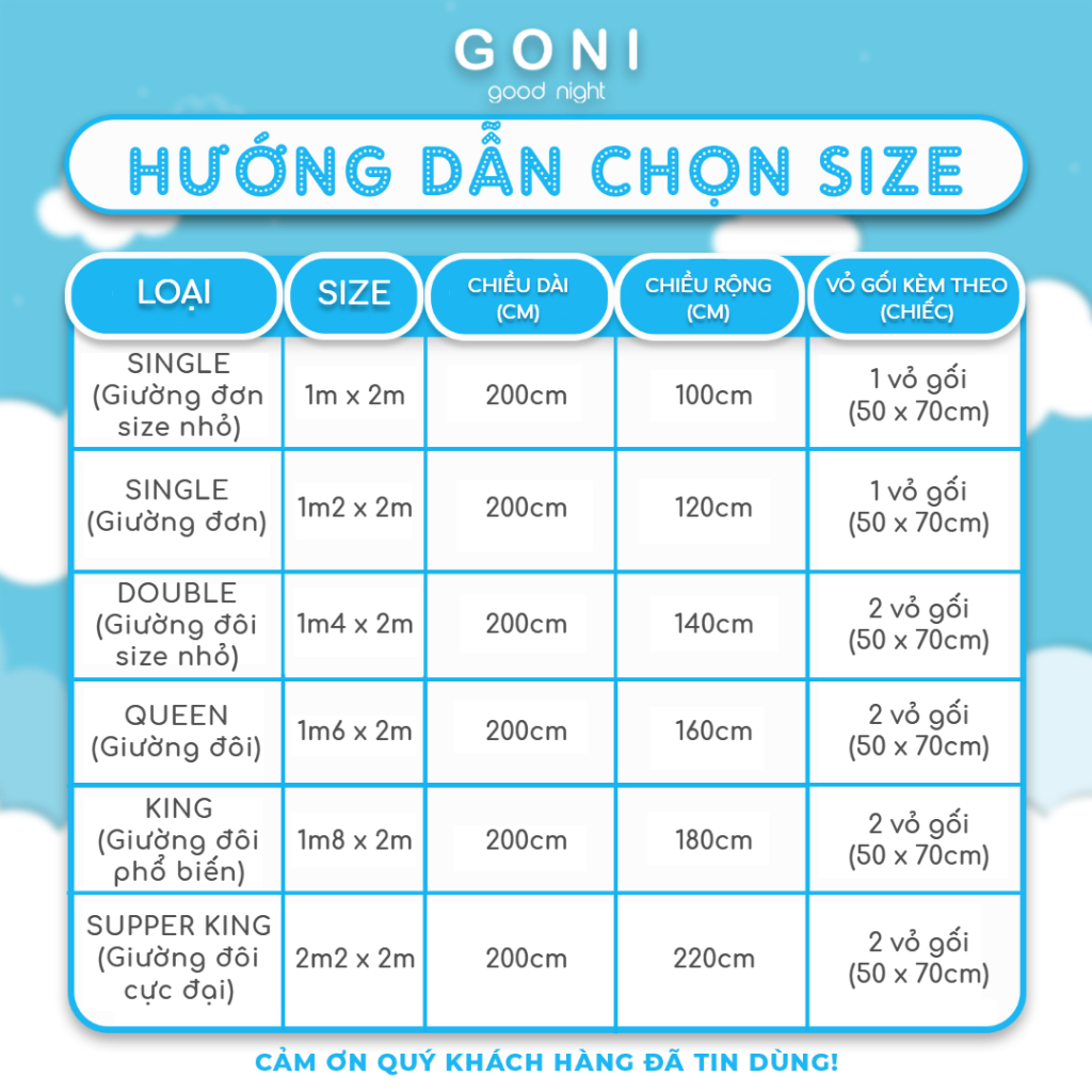 Chiếu điều hoà Goni vải lụa lõi cao su làm mát tự nhiên kèm vỏ gối 1m x 2m, 1m2 x 2m, 1m4 x 2m, 1m6, 1m8 x 2m, 2m2 x 2m