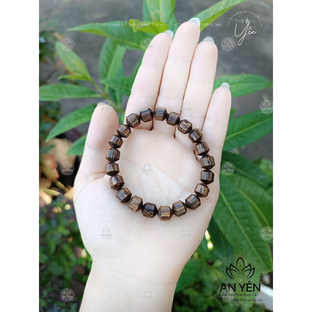 Vòng Tay Trầm Hương Hạt SÁNH CHÌM -(LOẠI MỚI)-TẶNG TÚI NHUNG- The YÊN-Inner Space-Nuôi dưỡng tâm