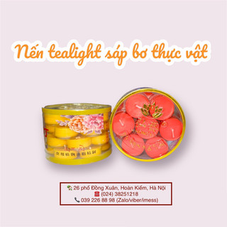 Nến tealight sáp bơ 28 viên