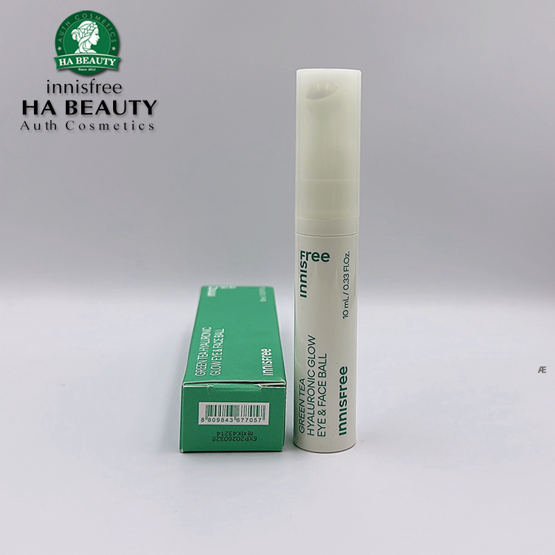 Thanh lăn dưỡng ẩm phục hồi chống lão hóa trà xanh dành cho da mặt và mắt innisfree Green Tea Seed Eye & Face Ball 10ml