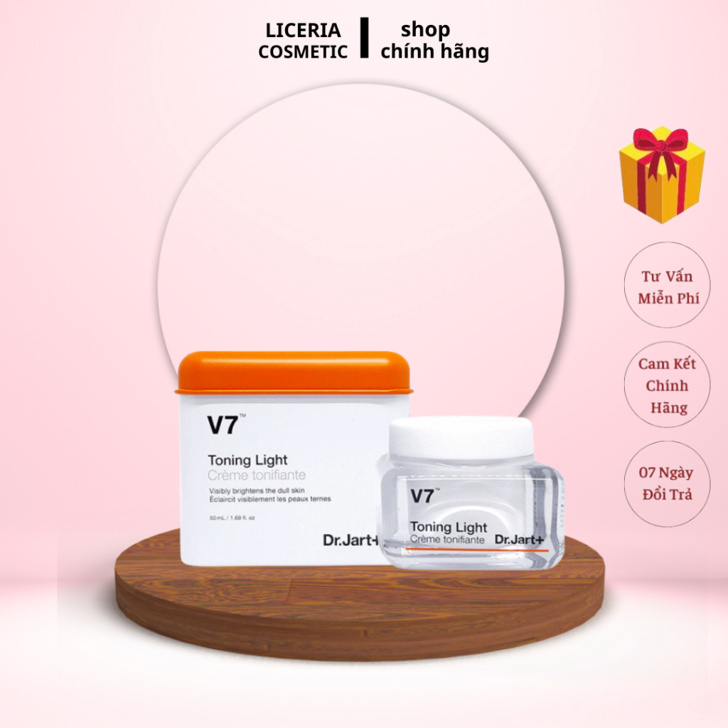 Kem dưỡng ẩm trắng da v7 Toning Light Dr.Jart+ 50ML gúp tái tạo mọi làm da Hàn Quốc