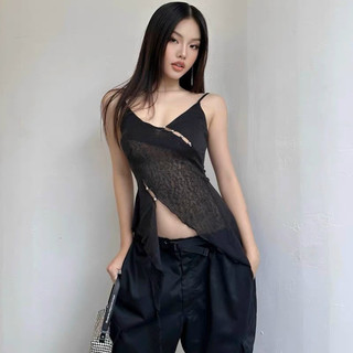 Áo 2 Dây Kiểu Tà Xéo Bụi Bặm ( Kèm hình thật )