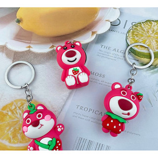 Móc khoá gấu dâu losto - mẫu mới 🐻