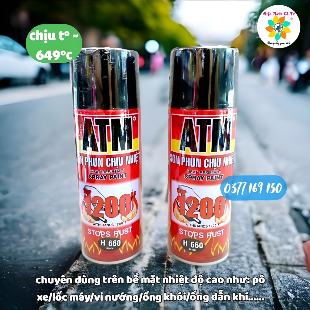 Sơn xịt ATM Spray màu NÂU Honda Dream H-012