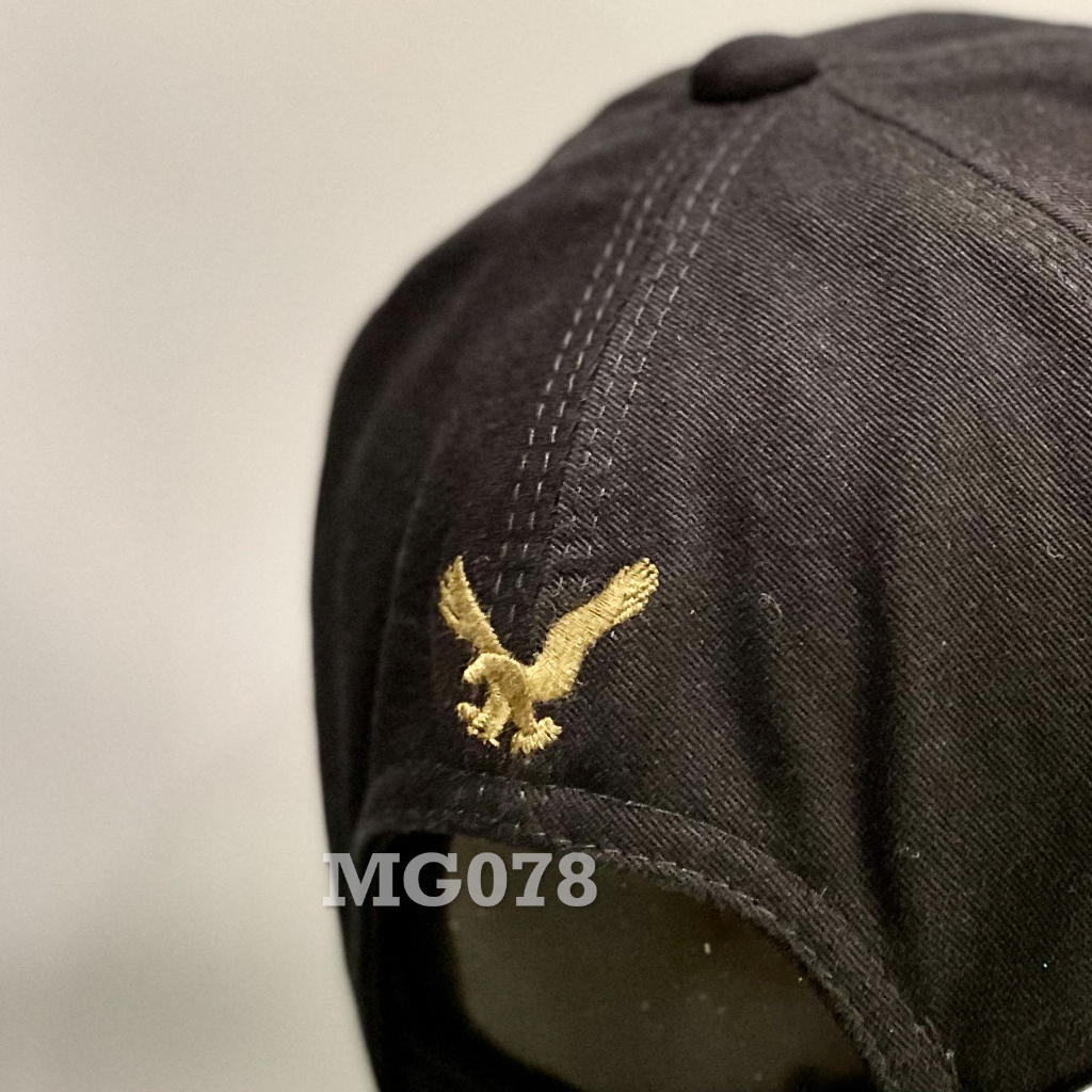 Nón kết Mũ lưỡi trai polo thể thao nam nữ màu đen thêu American 1977 MG078