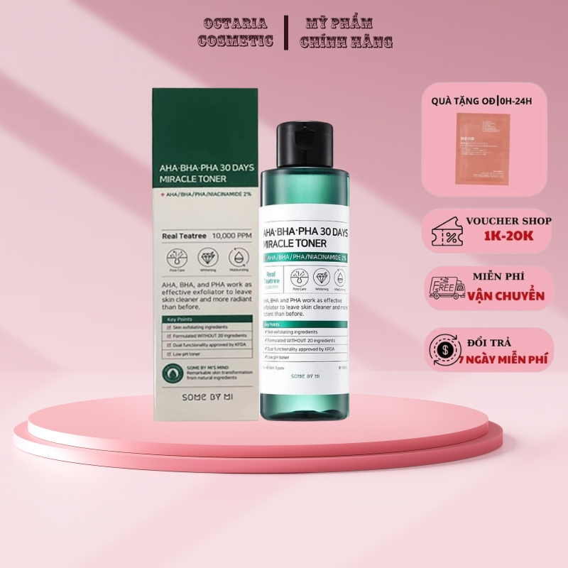 Nước Hoa Hồng Giảm Mụn Some By Mi AHA-BHA-PHA 30 Days Miracle Toner 150ml - Hàng Nhập Khẩu | BigBuy360 - bigbuy360.vn