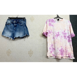 Áo thun loang hồng unisex vnxk