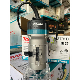 Máy soi phay gỗ cắt mép mini cầm tay 6,35mm MAKITA M3701B 530W - Máy đánh cạnh, phay alu, nhựa