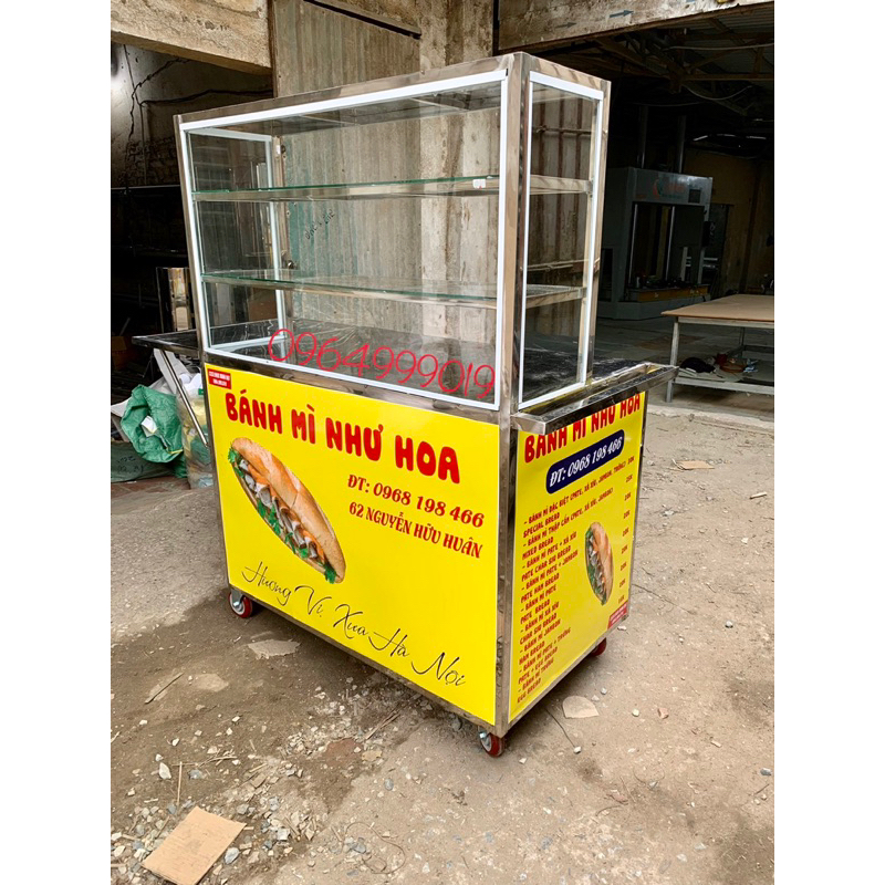 Xe bán hàng cao 1m4 rộng 60 -dài 90