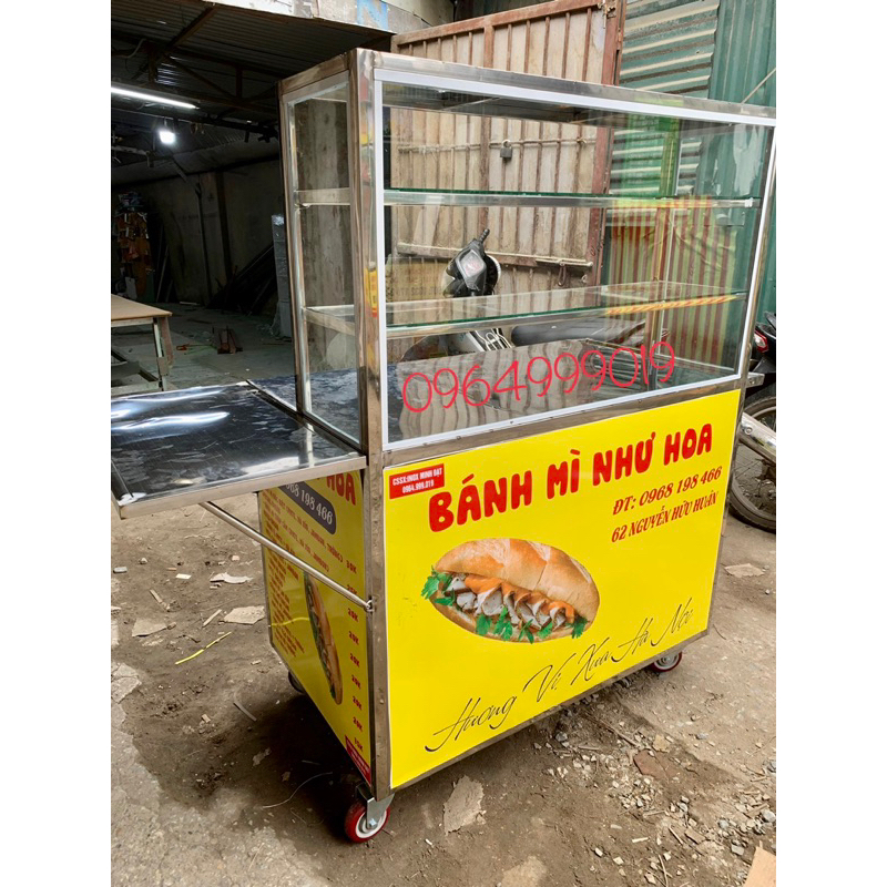 Xe bán hàng cao 1m4 rộng 60 -dài 90