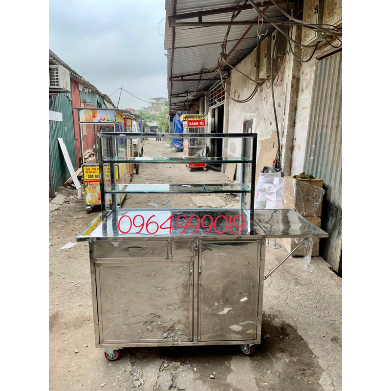 Xe bán hàng cao 1m4 rộng 60 -dài 90