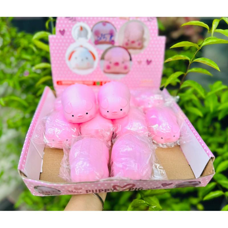 Mochi Heo Hồng Cute Đồ Chơi Bóp Tay Giảm Căng Thẳng