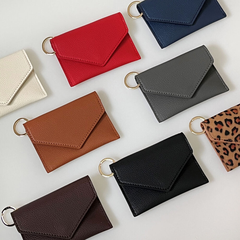 Ví đựng thẻ dạng móc khoá cao cấp Modleaf Simple wallet keyring Hàn Quốc