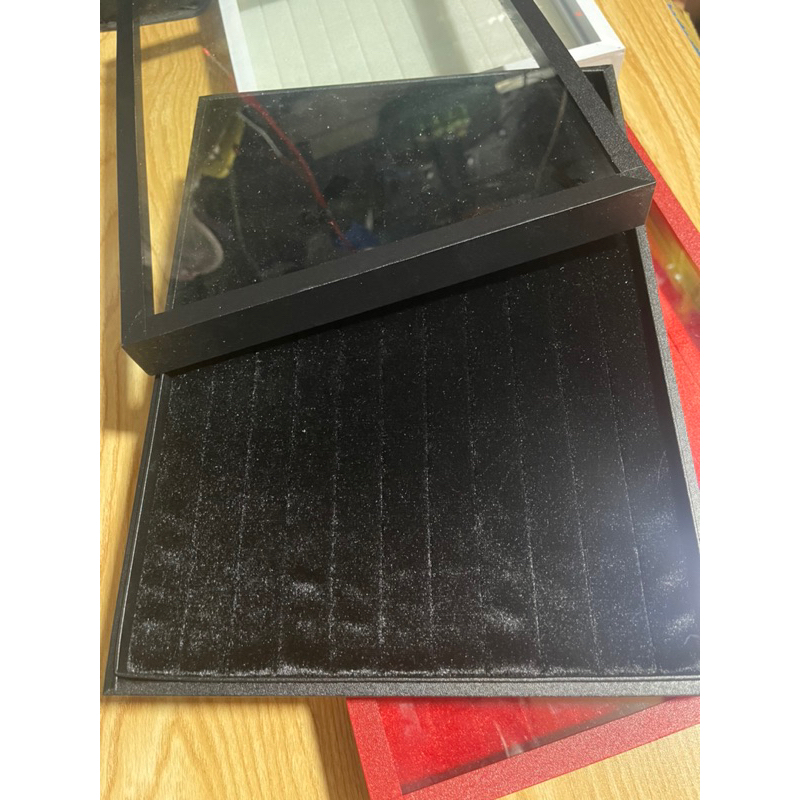 Khay nhung trưng bày nhẫn và bông tai 24x32cm