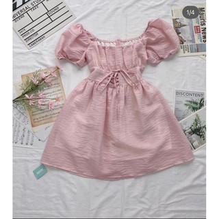 Đầm voan tơ đan eo @annaclothing.vn