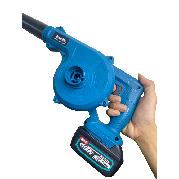 Máy thổi bụi cầm tay dùng pin Makita, máy thổi hút bụi công suất lớn 680W, máy thổi bụi pin 10cell dung lượng khủng