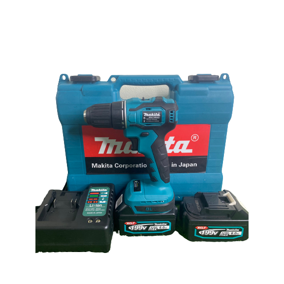Máy Khoan Pin MAKITA , Có Búa, Động Cơ Không Chổi Than, đầu auto lock 10mm