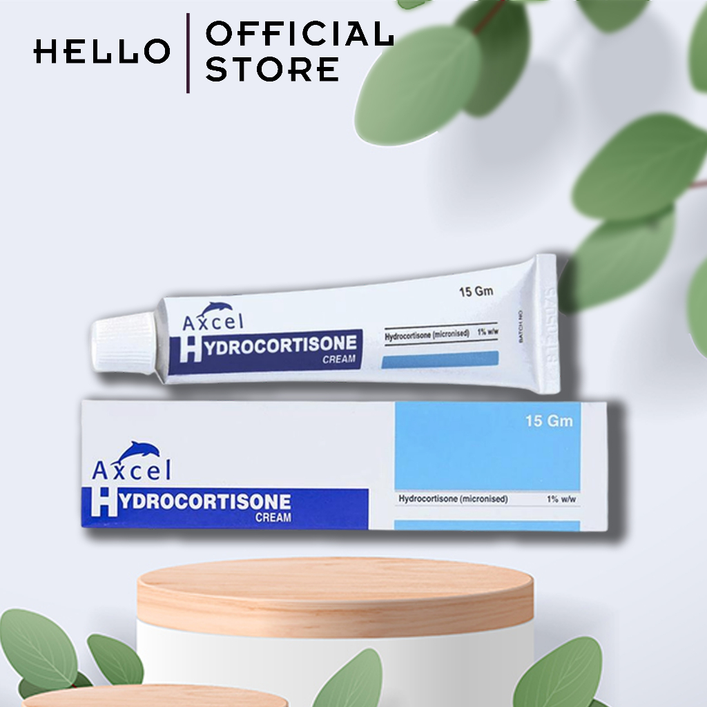 HYDROCORTISONE AXCEL 15G 1% BÔI DA GIẢM NGỨA - HELLO STORE