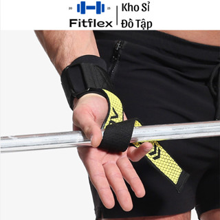 Dây Kéo Lưng Silicone Cao Cấp Tập Gym Lifting Straps AOLIKES A-7633 (1 Đôi)