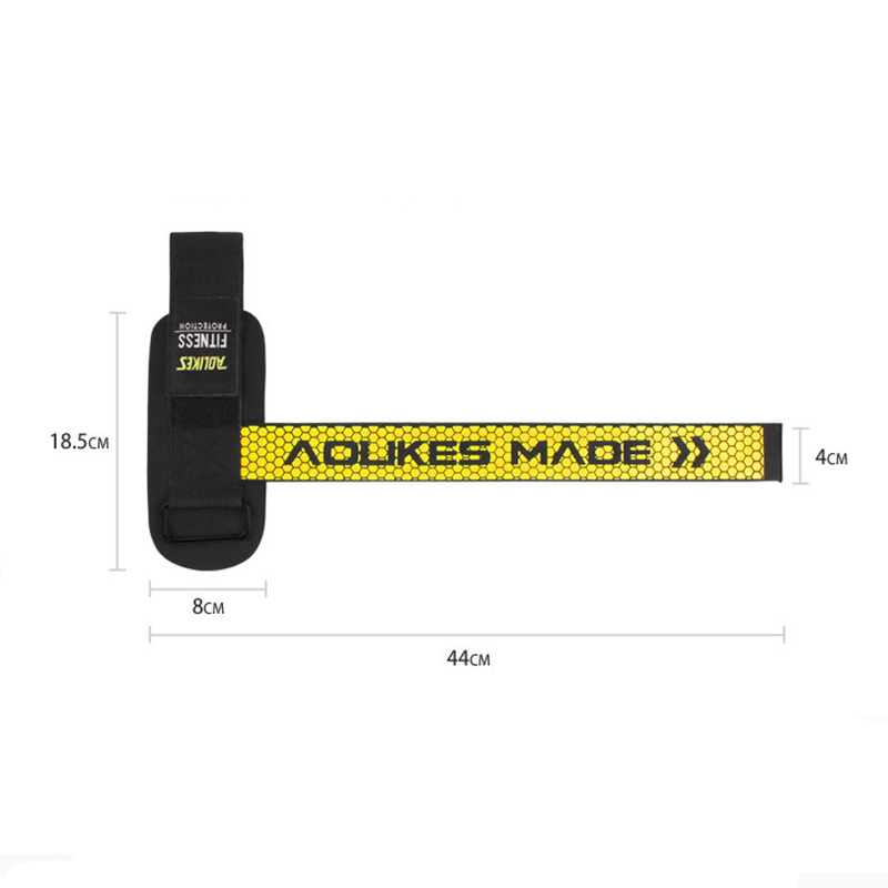 Dây Kéo Lưng Silicone Cao Cấp Tập Gym Lifting Straps AOLIKES A-7633