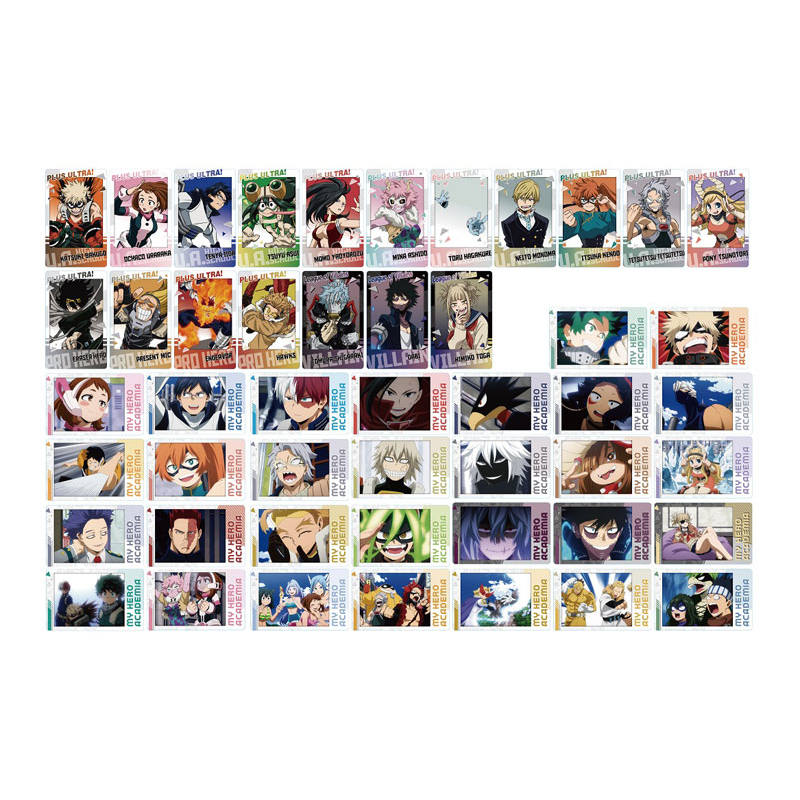 Gói nhân phẩm snapmide 2, 3A, 3B, 4A, 4B học viện siêu anh hùng My Hero Academia