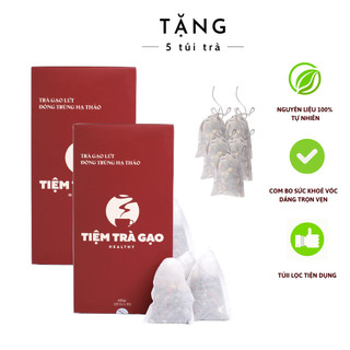 Combo 2 hộp trà gạo lứt đông trùng hạ thảo