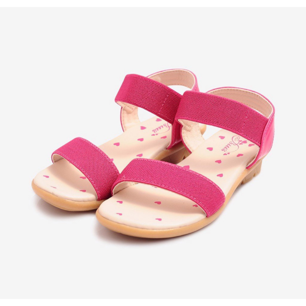 Dép sandals Biti.s ❤️FREE SHIP❤️Quai chun bé gái DTG000788 HONG-DO size 32-35