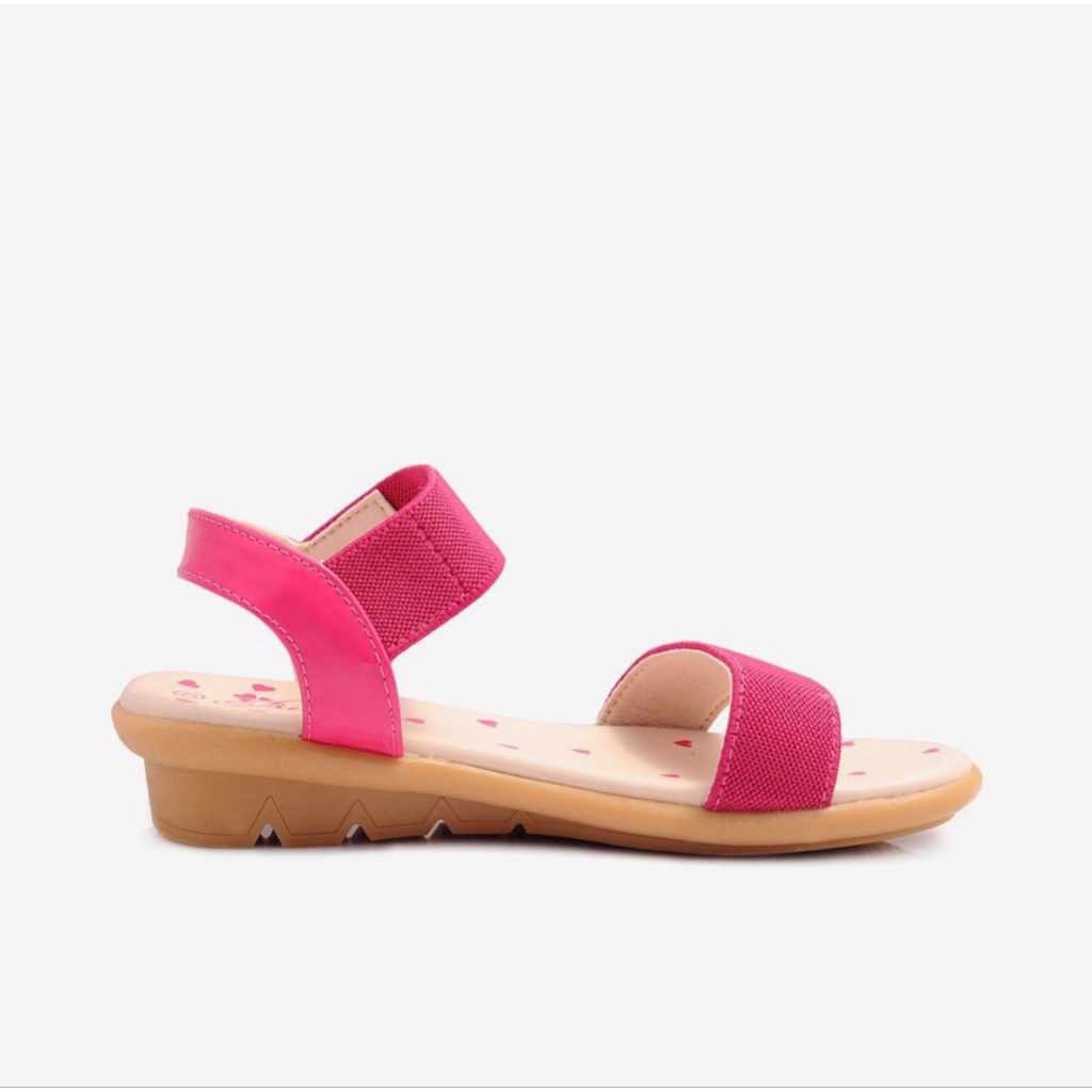 Dép sandals Biti.s ❤️FREE SHIP❤️Quai chun bé gái DTG000788 HONG-DO size 32-35