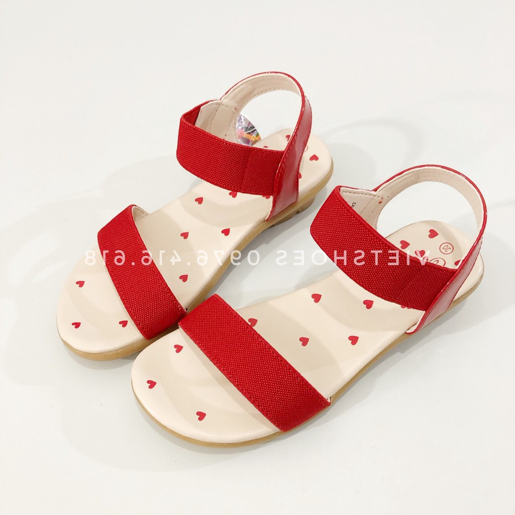 Dép sandals Biti.s ❤️FREE SHIP❤️Quai chun bé gái DTG000788 HONG-DO size 32-35