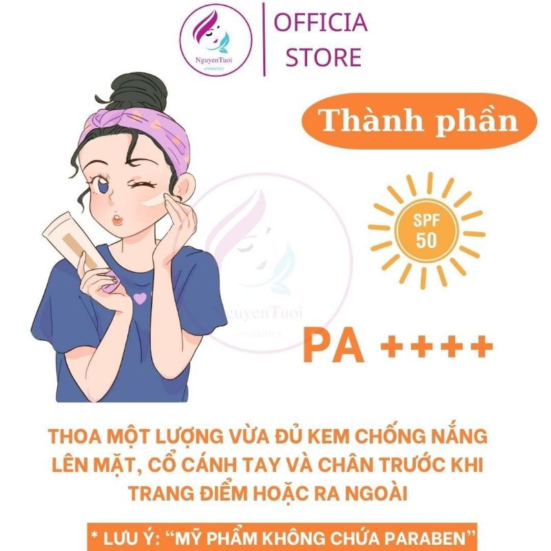 Kem chống nắng Cywhite SunCream  Collagen Mild Sun SPF 50 Pa++++ 100ml