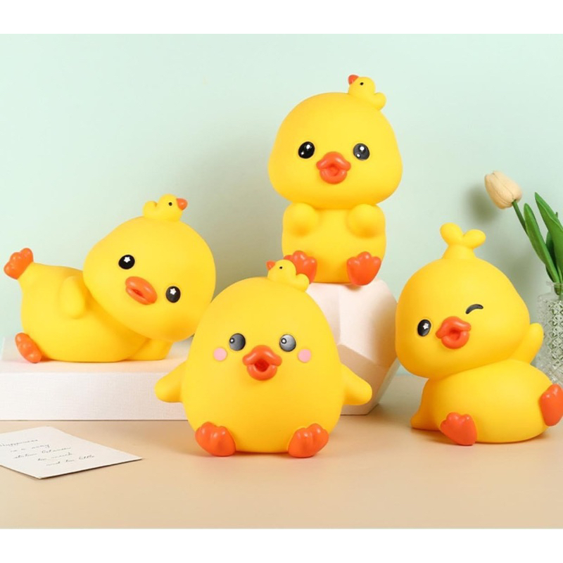 Ống Heo Tiết Kiệm Hình Con vịt vàng Dễ Thương - Chống sốc Chống rơi vỡ