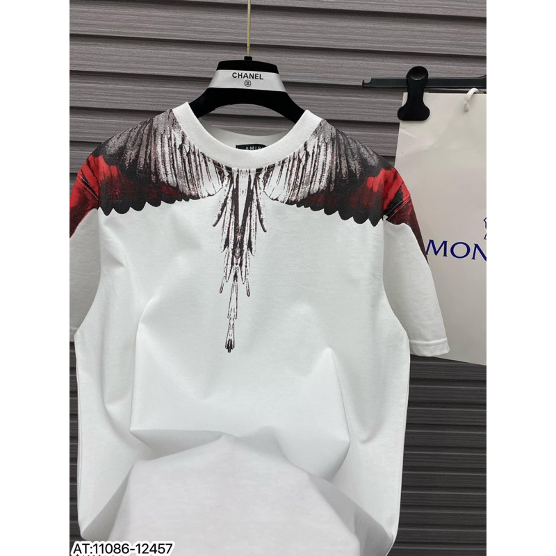 Áo Thun In 5D Họa Tiết Cánh Chim Đại Bàng Cực Chất Dành Cho Nam Nữ Cháy Phố Hàng Chuẩn Unisex