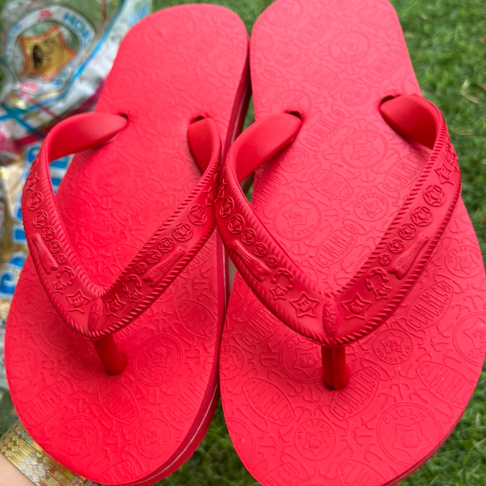 Dép Tông Lào Chính Hãng _ Màu Đỏ _Hàng Xịn Cao Cấp_Giá Sỉ_Hình Thật Shop Tự Chụp Size Unisex Nam Nữ