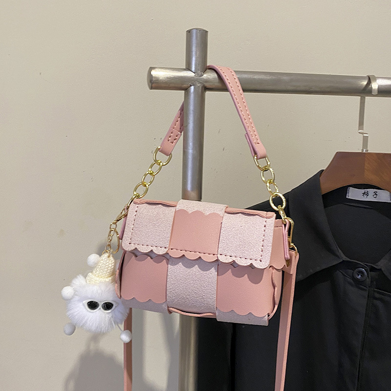 Túi da S&B Handmade hình bánh quy cute tự đan đeo chéo hoặc đeo tay làm quà tặng đầy ý nghĩa