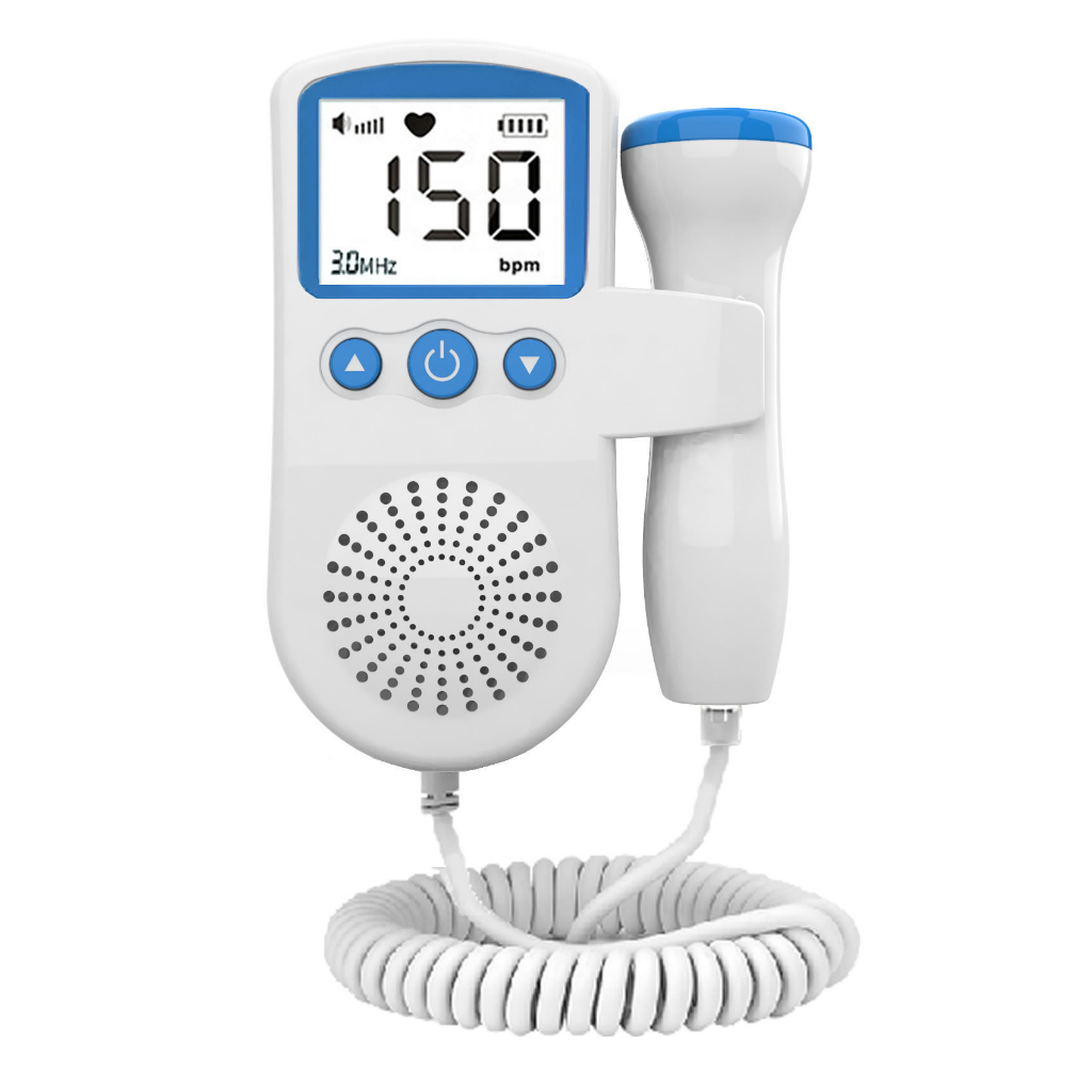Máy Đo Nhịp Tim Thai Nhi Doppler Tại Nhà Của Phụ Nữ Mang Thai Tặng Kèm Gel