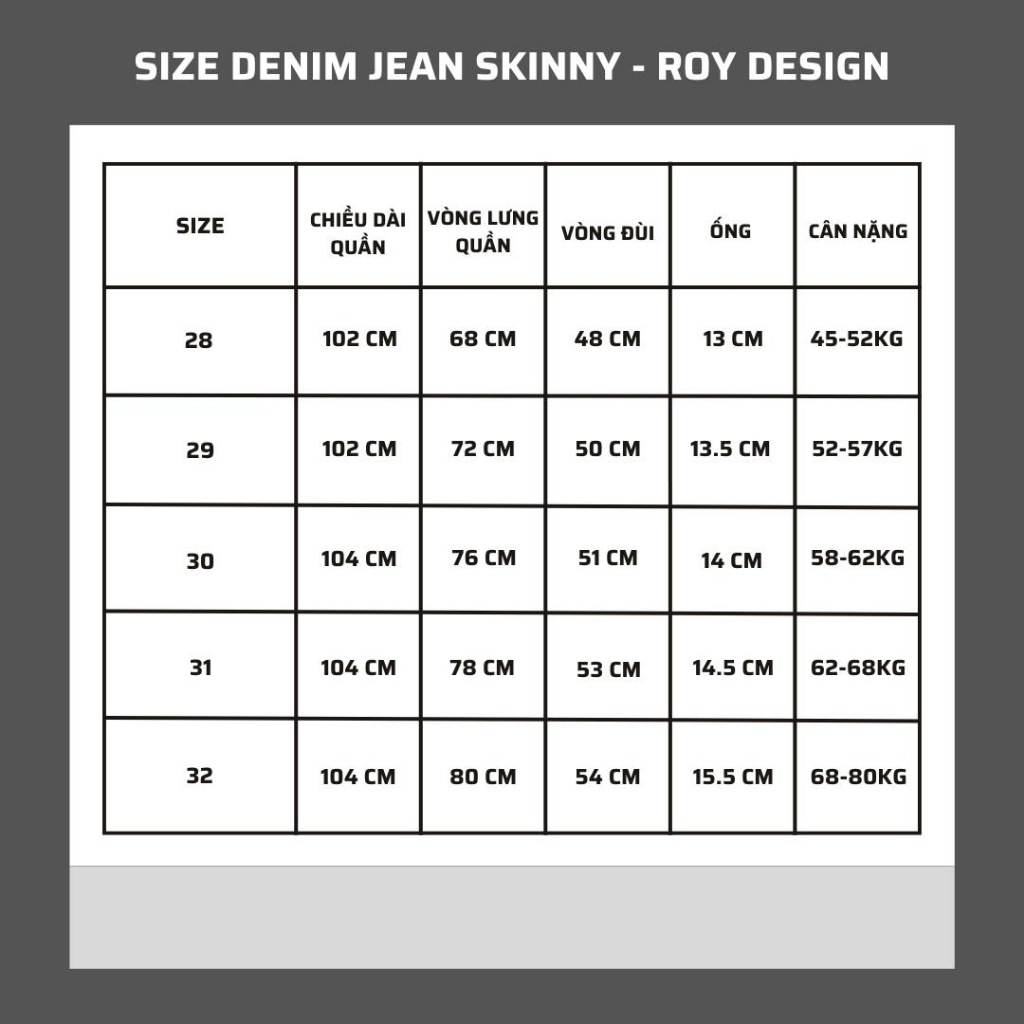 Quần Denim Jean Đen Đính Đinh Tán Tròn Nhiều Dáng Skinny Cao Cấp - Roy Design