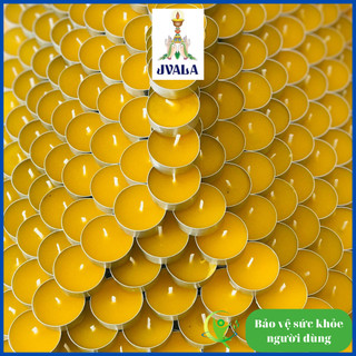 Đèn bơ cúng Phật JVALA - An Nhiên (nến bơ tealight vỏ sắt hộp có 30 viên)