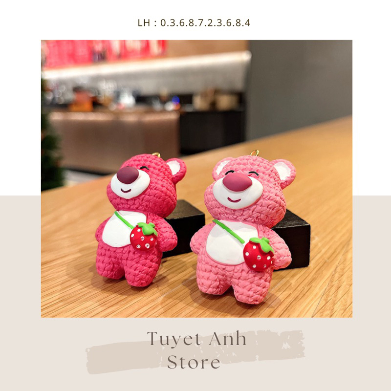 MÓC KHOÁ GẤU DÂU ST01