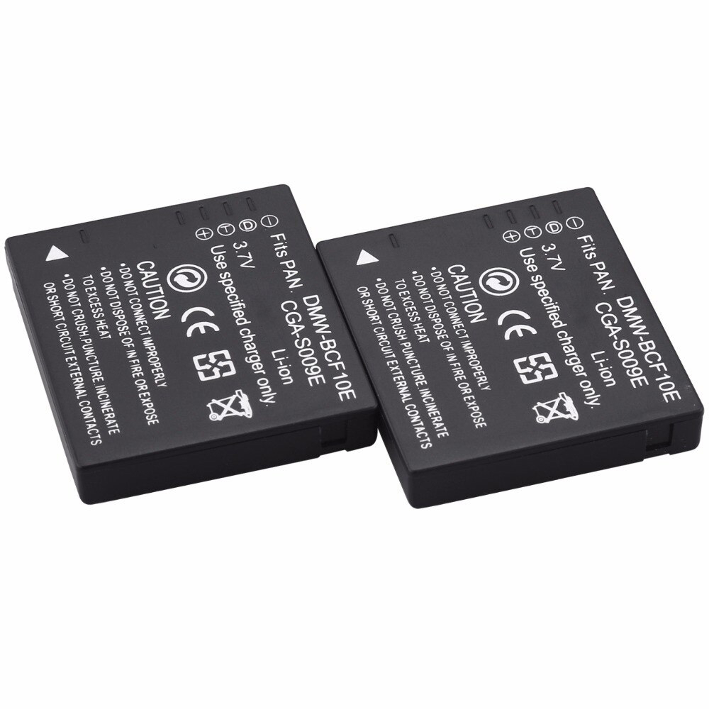 BCF10E CGA-S009E CGA-S/106C Lumix | Pin và Sạc máy ảnh TECTRA Pana Lumix BCF10 S009 S106 cho Lumix FX FS FH FT TS