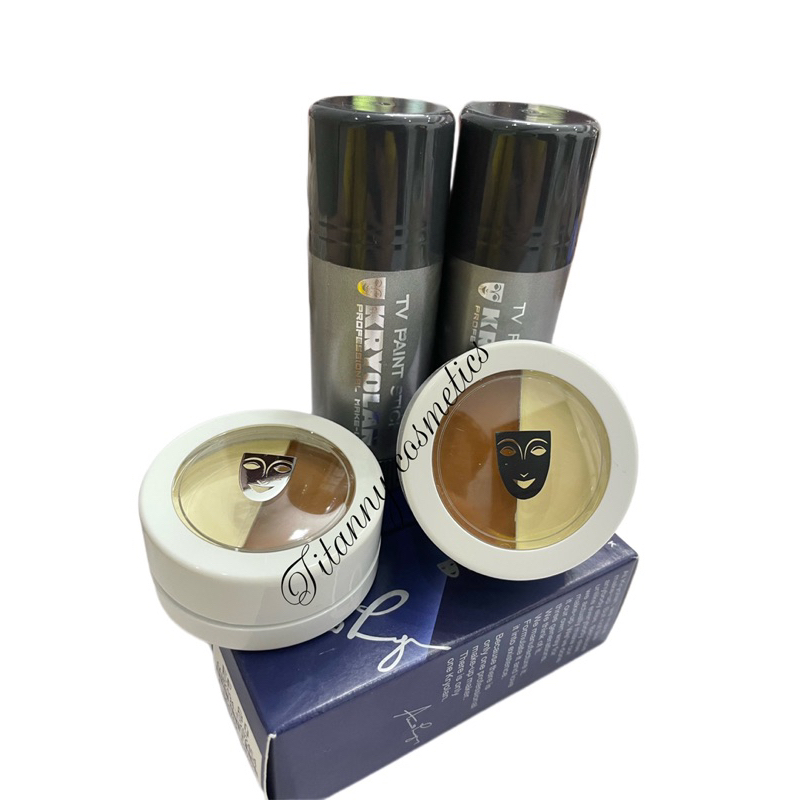 Tạo Khối Sáng Tối Kryolan Dạng Chiết Trang Điểm Tiện Dụng Tone 00 và 08
