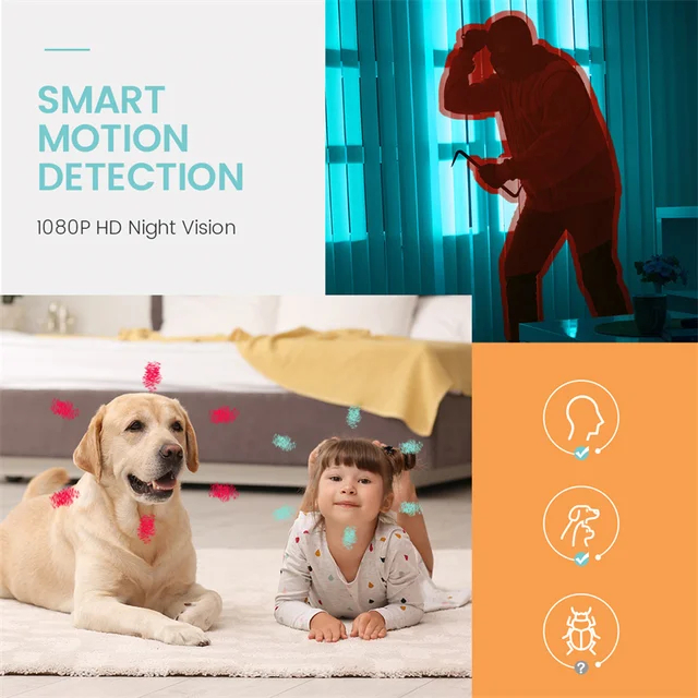 Camera Wifi Yoosee Ngoài Trời 8 LED FULL HD 1080P Quay Đêm Có Màu Hình Ảnh Sắc Nét