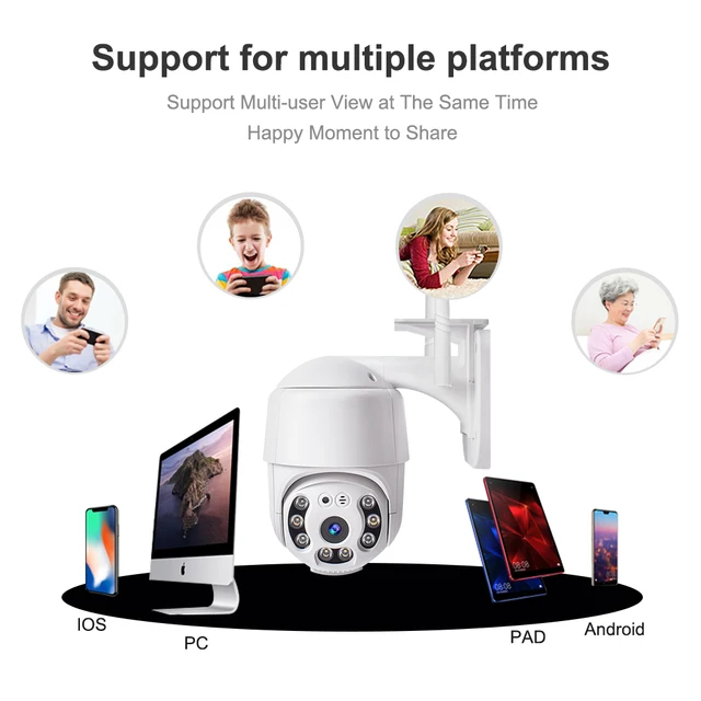 Camera Wifi Yoosee Ngoài Trời 8 LED FULL HD 1080P Quay Đêm Có Màu Hình Ảnh Sắc Nét