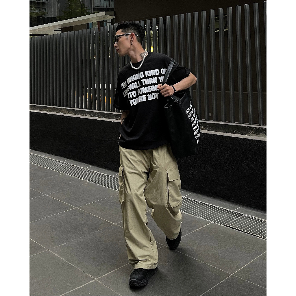 RIPOFFF Wrong Love T-shirt - Black/White