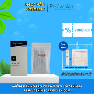 Miếng Dán Hỗ Trợ Xóa Mờ Sẹo Lồi / Phì Đại REJUVASKIN Scar FX - 5x10cm - ngochan cosmetic