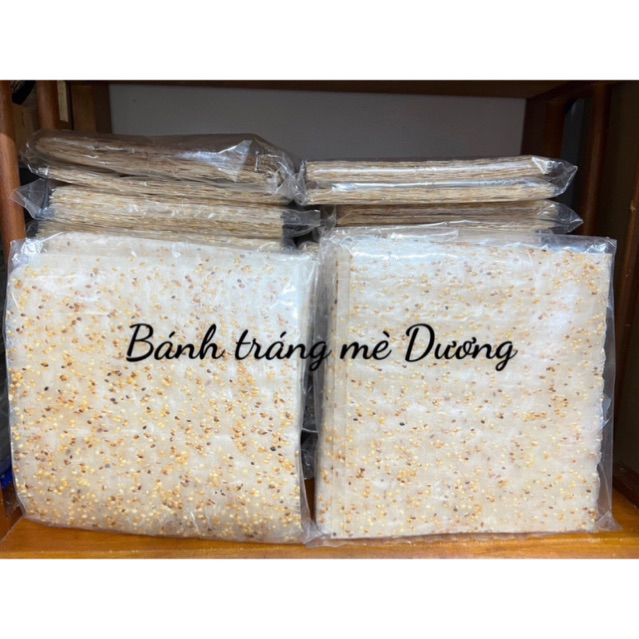 250g Bánh tráng nhúng siêu mè rang vàng Phan Rang Ninh Thuận siêu nhiều mè dẻo