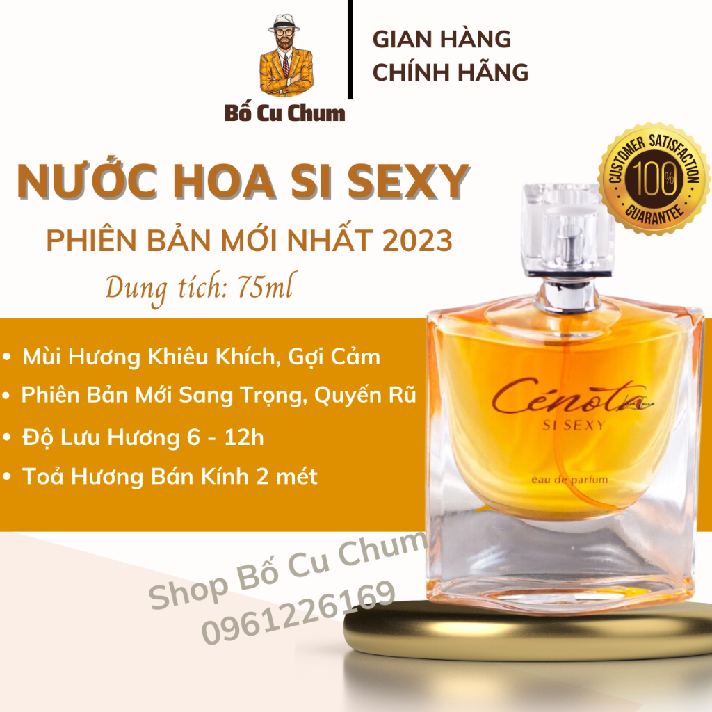Nước hoa dành cho nữ Cénota SI SEXY 75ml - Khiêu khích - Gợi cảm