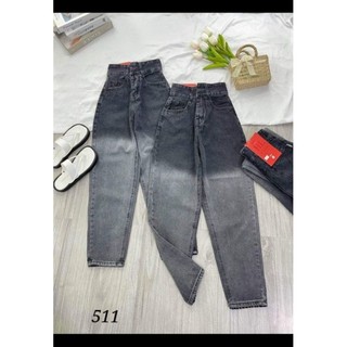 Quần jeans baggy cạp cao mã 511 cao cấp kèm video ảnh thật