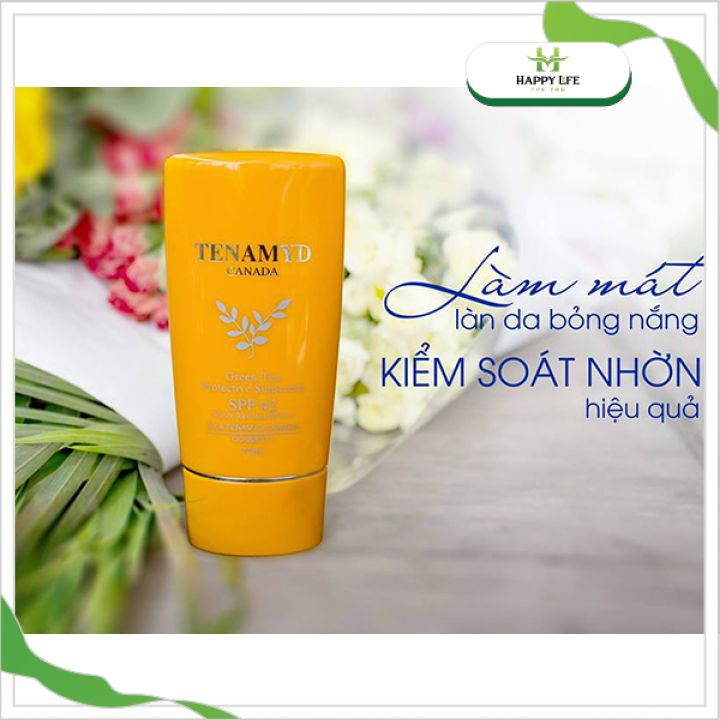 Kem Chống Nắng Tenamyd Trà Xanh SPF 42,PA++ 70ml - Happy Life 4U